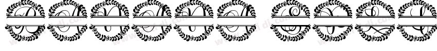banana split字体转换
